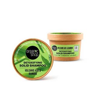 Organic Shop - Shampoing Solide Volumateur - Cendre Volcanique et Bambou
