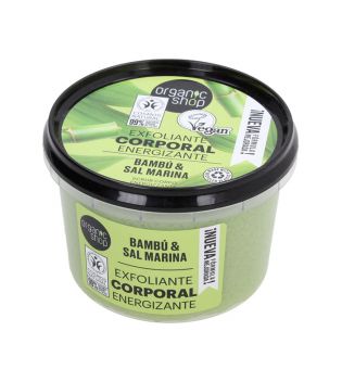 Organic Shop - Gommage Corporel Énergisant - Bambou Bio et Sel Marin