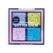 Revolution - *Artist Collection* - Palette de paillettes pour le visage Glitter Balm