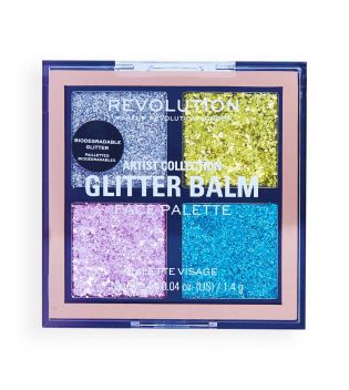 Revolution - *Artist Collection* - Palette de paillettes pour le visage Glitter Balm