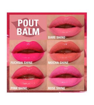 Revolution - Baume à lèvres Pout Balm - Bare shine