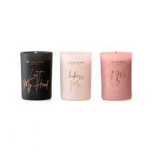 Revolution - Pack de trois mini bougies parfumées - Indulgence Collection