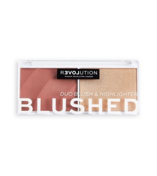Revolution Relove - Duo fard à joues et surligneur Colour Play Blushed - Kindness