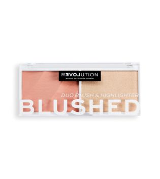 Revolution Relove - Duo fard à joues et surligneur Colour Play Blushed - Sweet