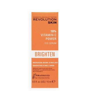 Revolution Skincare - *Brighten* - Sérum éclaircissant pour les yeux 10 % de vitamine C