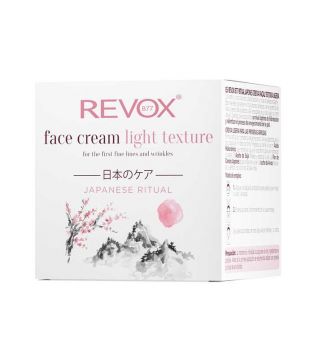 Revox - Crème Visage Légère Japanese Routine