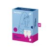 Satisfyer - Kit de coupes menstruelles Feel Confident (15 + 20 ml) - Transparent