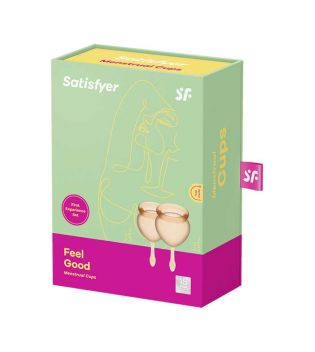 Satisfyer - Kit Coupe Menstruelle Feel Good (15 + 20 ml) - Orange