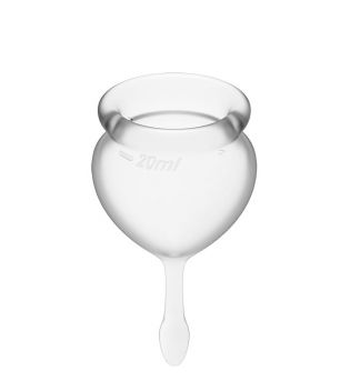 Satisfyer - Kit de coupes menstruelles Feel Good (15 + 20 ml) - Transparent