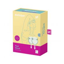 Satisfyer - Kit coupe menstruelle Feel Good (15 + 20 ml) - Vert clair