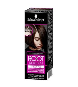 Schwarzkopf - Retouche racine semi-permanente Root Retouch 7-Day Fix - Brun foncé