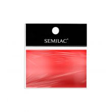 Semilac - Film transfert pour nail art - 04: Red foil