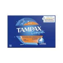 Tampax - Tampons super plus Pearl Compak - 18 unités