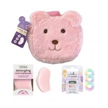 Tangle Teezer - Coffret cadeau pour enfants Invisibobble Pink Teddy