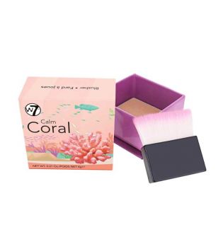 W7 - Powder Blush The Boxed Blusher - Calm coral