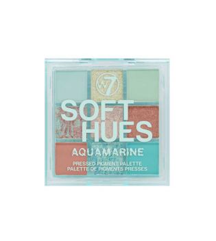 W7 - Palette de pigments pressés Soft Hues - Aquamarine