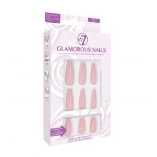 W7 - Faux ongles Glamorous Nails - French Amour