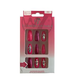 W7 - Faux ongles Glamorous Nails - Heat Wave