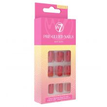 W7 - Faux Ongles Pre-Glued Nails - Hot Date