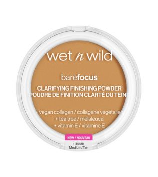 Wet N Wild - Poudre de finition matifiante Bare Focus - Medium/Tan