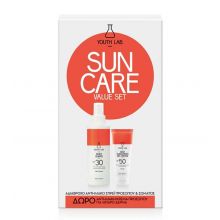 Youth Lab - Set Sun Care crème pour le visage SPF50 + lotion pour le corps SPF30 - Peau grasse