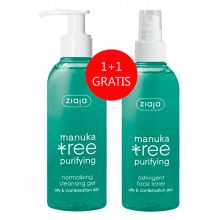 Ziaja - Promo Set Manuka Tree gel nettoyant visage + Toner facial gratuit