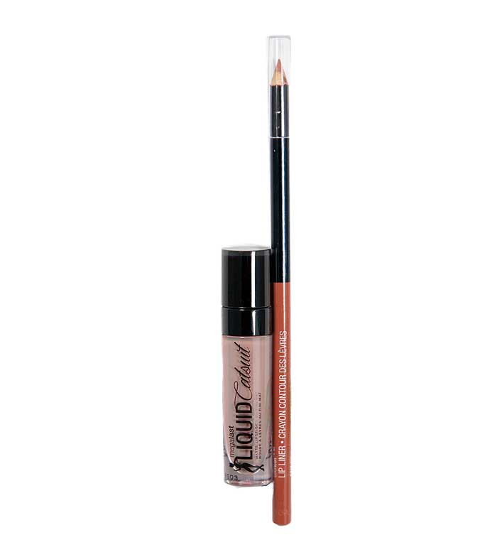 Wet N Wild Crayon à Levres Rouge à Lèvres Liquide Megalast Catsuit Lip Kit E920b Nudie Patootie